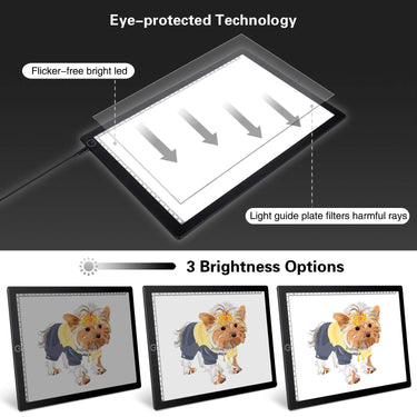 Ultra-Thin Usb A4 Led Light Copyboard Light Box Tracing Drawing Board Pad - The Shopsite